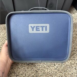 YETI Navy and Gray Lunch Box